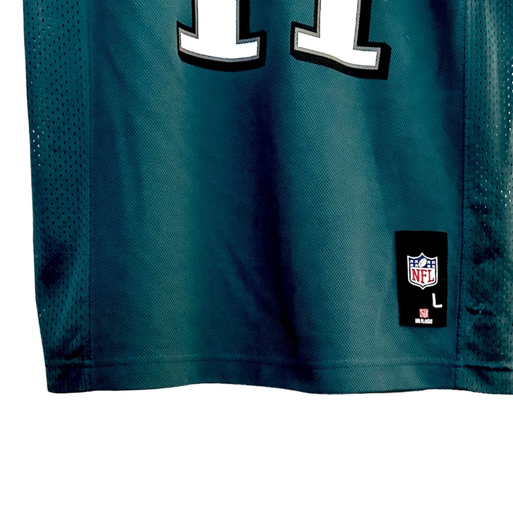 Boys NFL Kids Carson Wentz Eagles # 11 Short Sleeve Jersey Size Large EUC - Picture 5 of 12